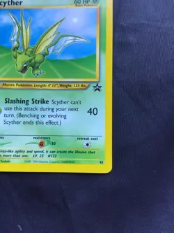 Pokemon Cards: Wizards Black Star Promo: Scyther 45 - Image 4