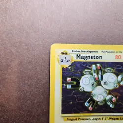 Magneton 11/62 Pokemon Fossil Holo Rare Card - MP - Image 2