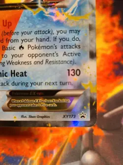 Volcanion EX Black Star Promos Holo Card XY173 Pokemon Tcg - Image 3