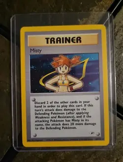 Pokemon Trainer Misty Holo 018/132 Gym Heroes Hologram Single Card Unused - Image 1