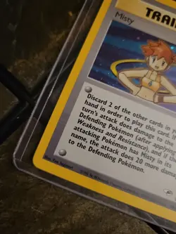 Pokemon Trainer Misty Holo 018/132 Gym Heroes Hologram Single Card Unused - Image 4