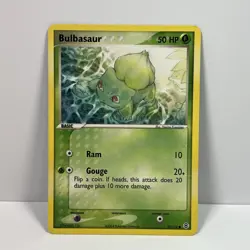 BULBASAUR 55/112 - NON-Holo - Fire Red & Leaf Green - 2004 Pokemon Card - NM-LP - Image 1