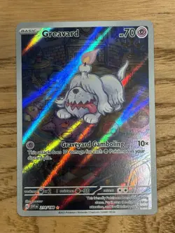Pokemon TCG Greavard Card 214/198 Scarlet & Violet Base Set NM - Image 1