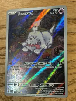 Pokemon TCG Greavard Card 214/198 Scarlet & Violet Base Set NM - Image 2