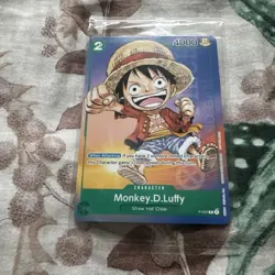 One Piece Card Game - Monkey D. Luffy Anime Expo 2023 Promo P-037 Sealed - Image 2