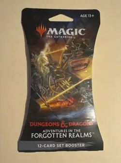 MTG D&D Set Booster Dungeons & Dragons Magic Gathering Adventures Realm 12 Cards - Image 1