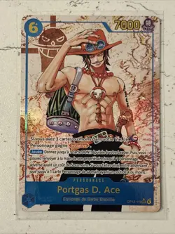 Op13 - 119 SEC Portgas D. Ace Alt Art One Piece TCG Card French NM - Image 1