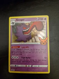 Pokemon Gengar TCG Holo Rare Promo Card 057/198 Trick or Trade Halloween - Image 1