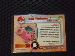Nidoran #32 Topps Black Label Non Foil Pokemon Card NM/LP - Image 2