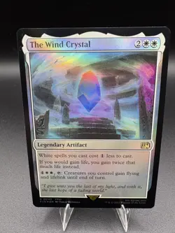 The Wind Crystal Final Fantasy Foil Card R 0043 Magic the Gathering - Image 1
