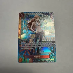 One Piece Card Game English OP01-016 Nami SP ALT ART CCG OP05 - Image 2