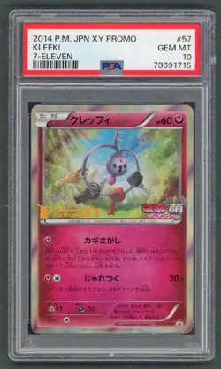 Pokemon Cards - PSA 10 Klefki 057/XY-P - JPN 7 Eleven - GEM MT - PSA10 - Image 1