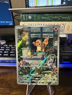 Charmander 044 Sv: Scarlet & Violet Promo Cards Holo Pokemon 2023 Black Star - Image 1