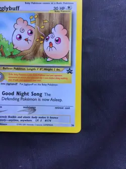 Pokemon Cards: Wizards Black Star Promo: Igglybuff 36 - Image 4