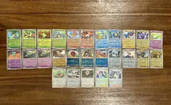 Pokemon TCG Black Bolt Pokeball And Masterball 27 Card Lot No Dupes NM - Image 1