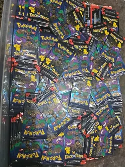 Pokemon TCG Trick or Trade BOOster Mini Packs 937 Pks, 3 Cards InEach NEW SEALED - Image 1