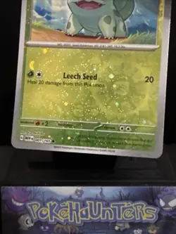 Pokemon Card Bulbasaur 001/165 Reverse Cosmo Holo Costco Promo Near Mint - Image 3
