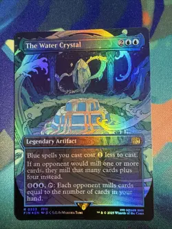 The Water Crystal #0333 (Borderless) (FOIL) Unplayed NM MTG Final Fantasy - Image 1