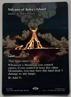 MTG Avatar: TLE Valakut, the Molten Pinnacle Land MYTHIC FOIL #0061 - Image 1