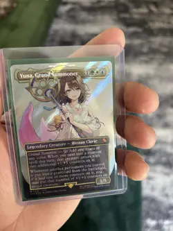 Yuna, Grand Summoner - Final Fantasy X MTG SURGE FOIL nm - Image 1