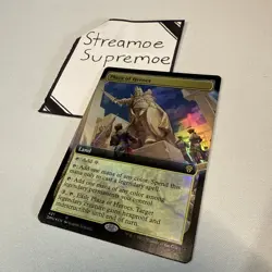 X1 foil extended art Plaza of Heroes from DMU - Image 1