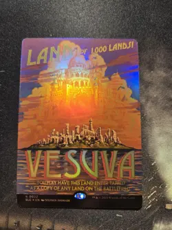 Foil Vesuva Secret Lair Encyclopedia Magic Mtg - Image 1