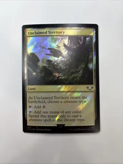 MTG 1X NM Unclaimed Territory SURGE FOIL Warhammer 40,000 304 Commander - Image 1