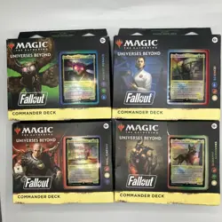 FALLOUT MTG Commander Deck Set of 4 - Magic the Gathering - Brand New Sealed - Image 1