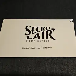MTG Secret Lair SLD NEW Sealed - Sheldon's Spellbook - Rainbow Foil Edition - Image 1
