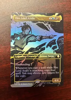 MTG, Fire Lord Azula FOIL (0313) (Borderless) Avatar: The Last Airbender Foil - Image 1