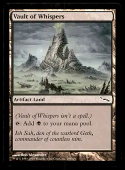 MTG Vault of Whispers LP Light Play Mirrodin [4969] - Image 1