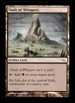 MTG Vault of Whispers LP Light Play Mirrodin [4965] - Image 1