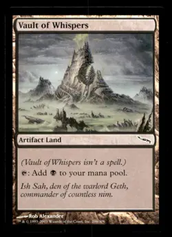 MTG Vault of Whispers LP Light Play Mirrodin [4943] - Image 1