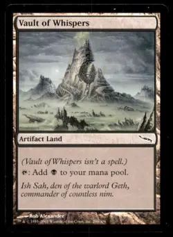 MTG Vault of Whispers LP Light Play Mirrodin [4929] - Image 1