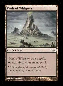 MTG Vault of Whispers LP Light Play Mirrodin [4941] - Image 1