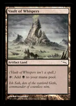 MTG Vault of Whispers LP Light Play Mirrodin [4944] - Image 1