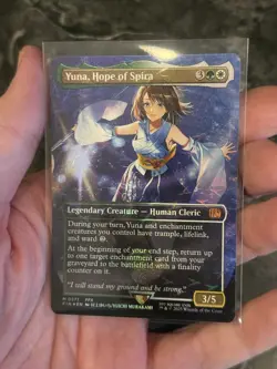 Yuna, Hope of Spira (Borderless) (Chocobo Track Foil) Final Fantasy Foil - Image 1