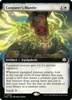 Mtg MOM MOC- Conjurer’s Mantle Extended Commander NM - Image 1