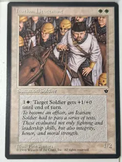 Icatian Lieutenant - Fallen Empires - Magic the Gathering MTG Nice! - Image 1