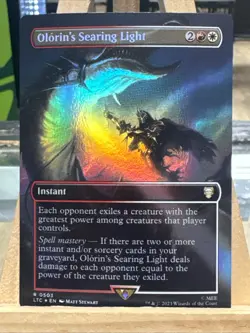 MTG *Olorin’s Searing Light Full Art Foil X1* (NM) Lord of the Rings Commander - Image 1