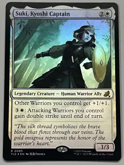 MTG Avatar: The Last Airbender Eternal Suki Legendary Creature RARE FOIL #0085 - Image 1