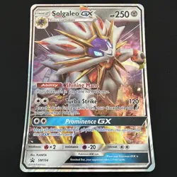 Pokemon Solgaleo GX - SM104 SM Black Star Promo (Jumbo/Oversized Size) NM - Image 1