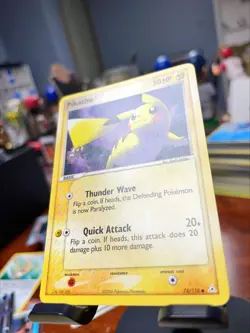 🔥 Pikachu 78/110 Pokemon Holon Phantoms Common LP - Image 2