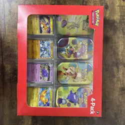 Pokemon TCG: Scarlet & Violet-151 Mini Tin 4-Pack Box w/promos- Factory Sealed - Image 2