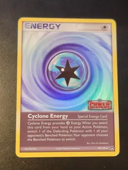 Pokemon TCG Cyclone Energy 99/115 EX Unseen Forces Holo Energy - Image 1