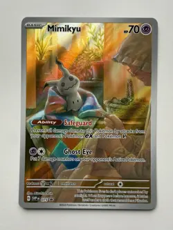 Pokemon TCG Mimikyu Paldean Fates SVP075 Holo Promo Card - NM / M - Image 1