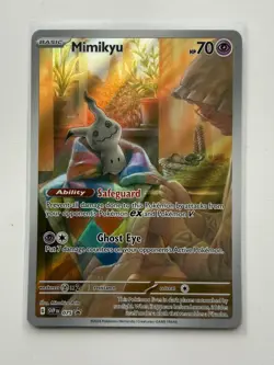 Pokemon TCG Mimikyu Paldean Fates SVP075 Holo Promo Card - NM / M - Image 3