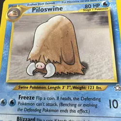 Pokemon Card - Neo Genesis 44/111 - PILOSWINE Uncommon LP - Image 2