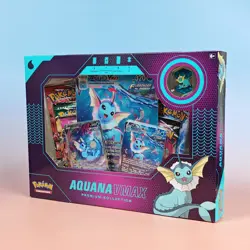 SCHWERT & SCHILD PREMIUM KOLLEKTION AQUANA VMAX POKEMON 2021 GER OVP SEALED 2 - Image 1
