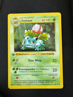 1st Edition Ivysaur 030/102 Base Set (Shadowless) Regular Pokemon - Image 5